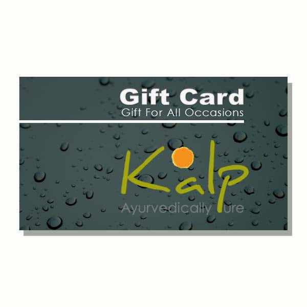 Kalp ayurveda skin care gift card 