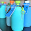Aquaovo LABO Glass Water Bottle with Silicon Sleeve - BPA FREE 500 ml